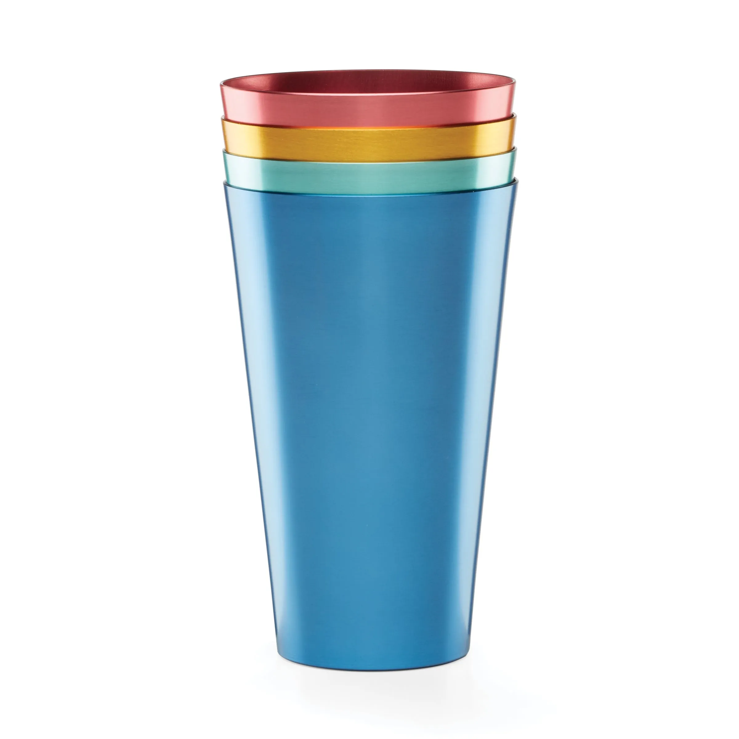 16 Oz Multicolor All-Purpose Cups, Set Of 4