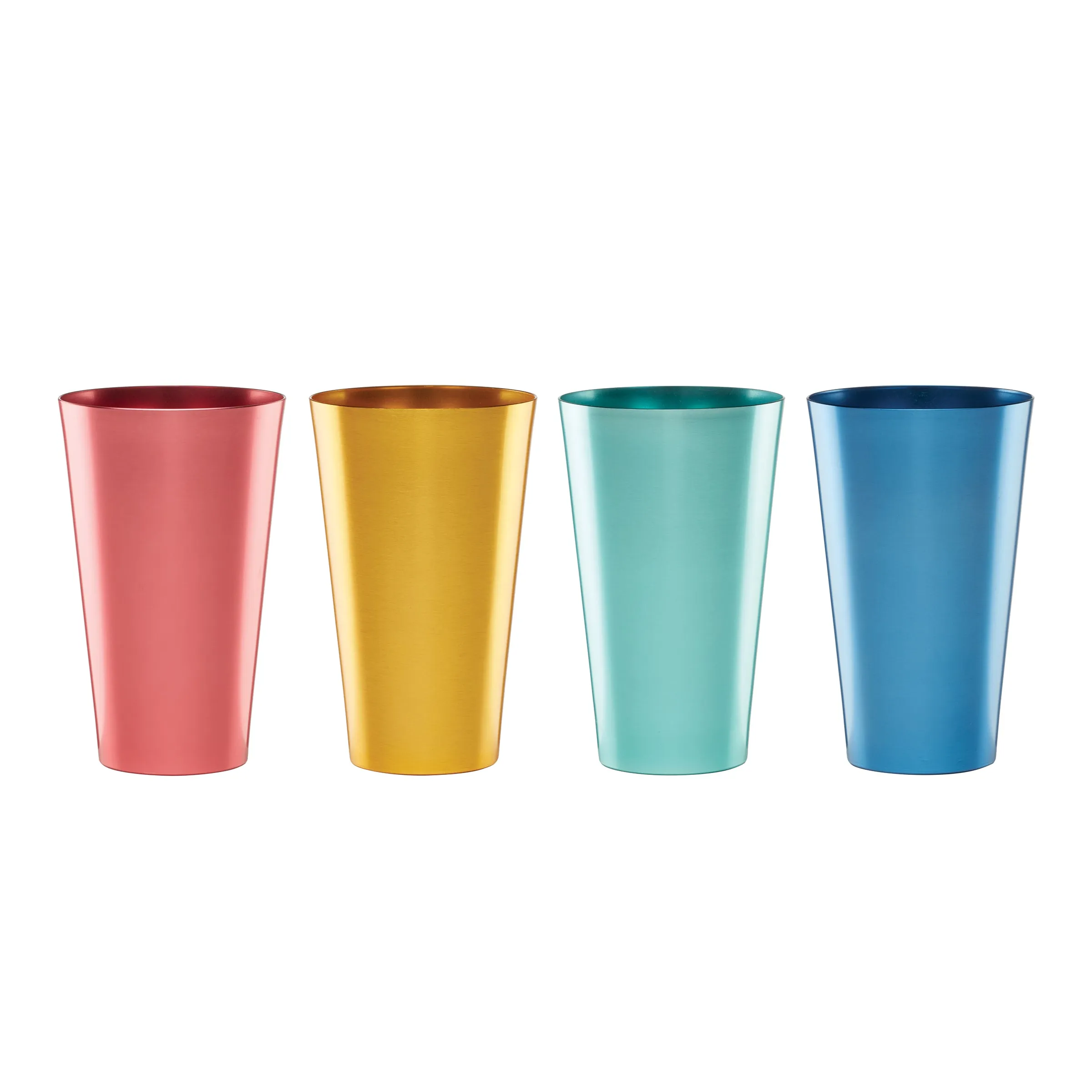 16 Oz Multicolor All-Purpose Cups, Set Of 4