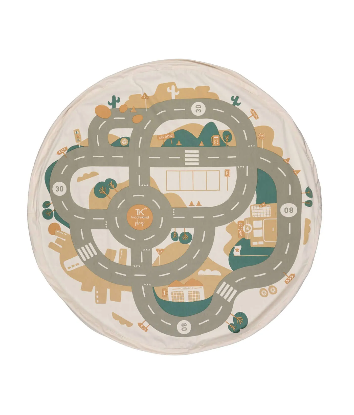 2-in-1 Playmat   Toy Bag | Desert City
