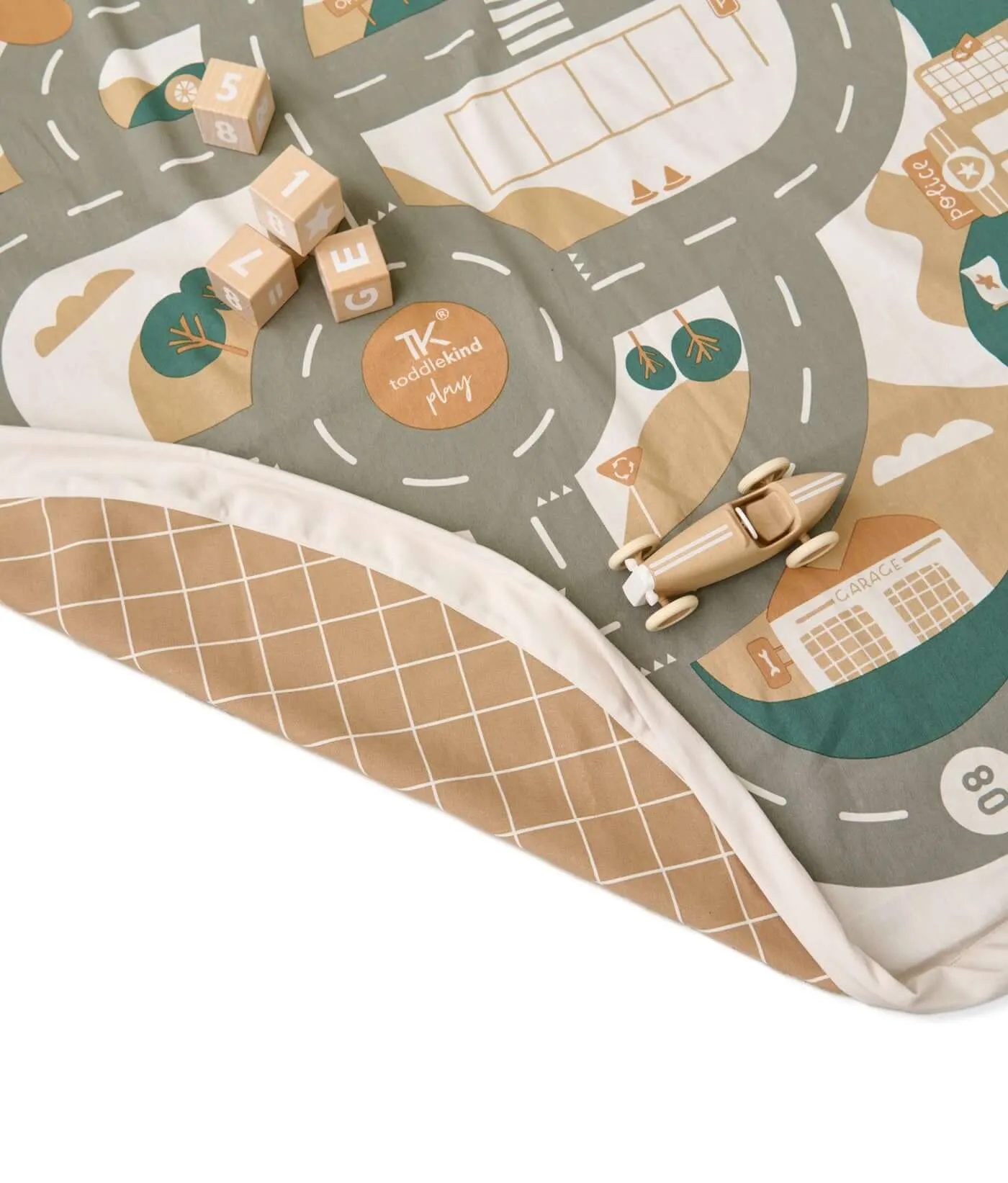 2-in-1 Playmat   Toy Bag | Desert City