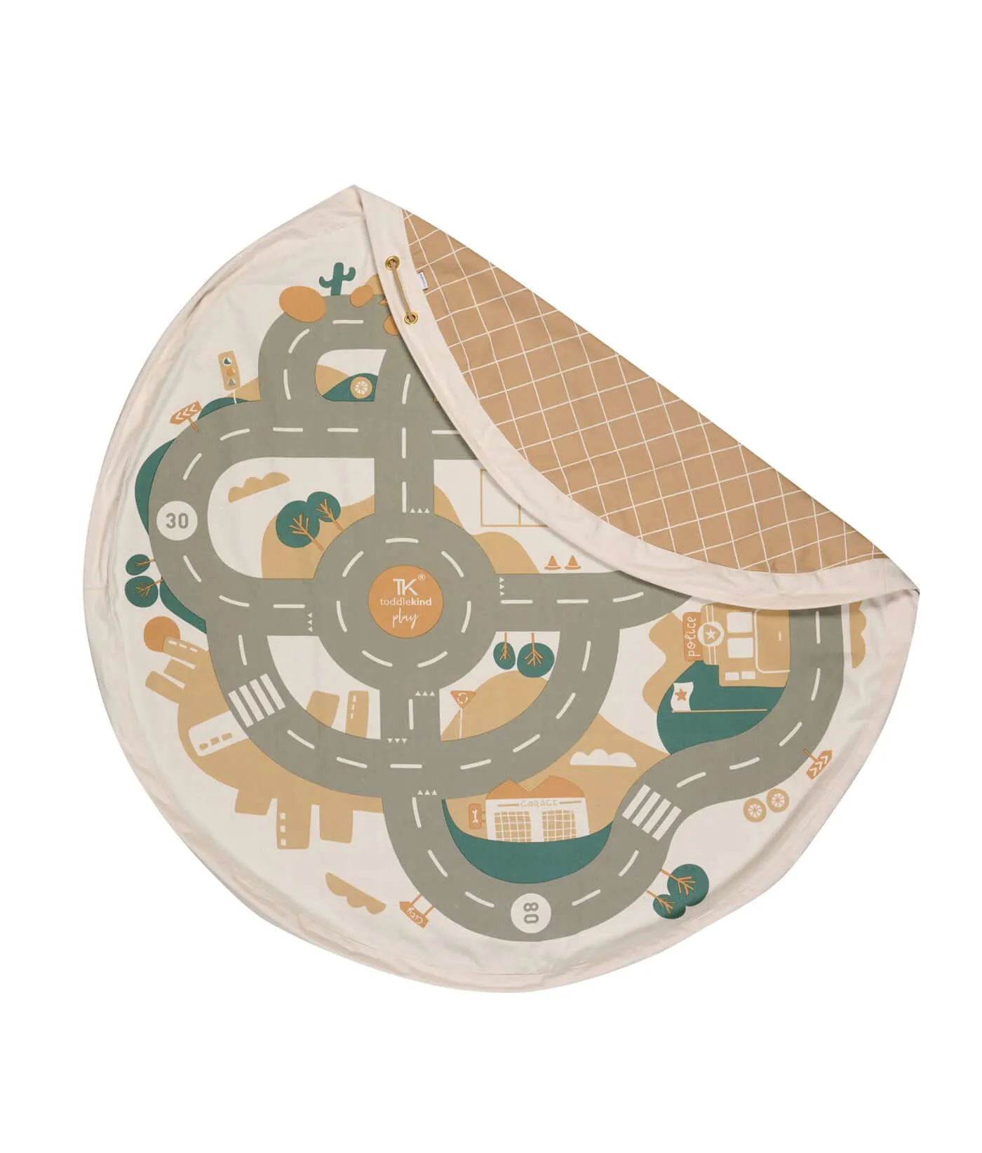 2-in-1 Playmat   Toy Bag | Desert City