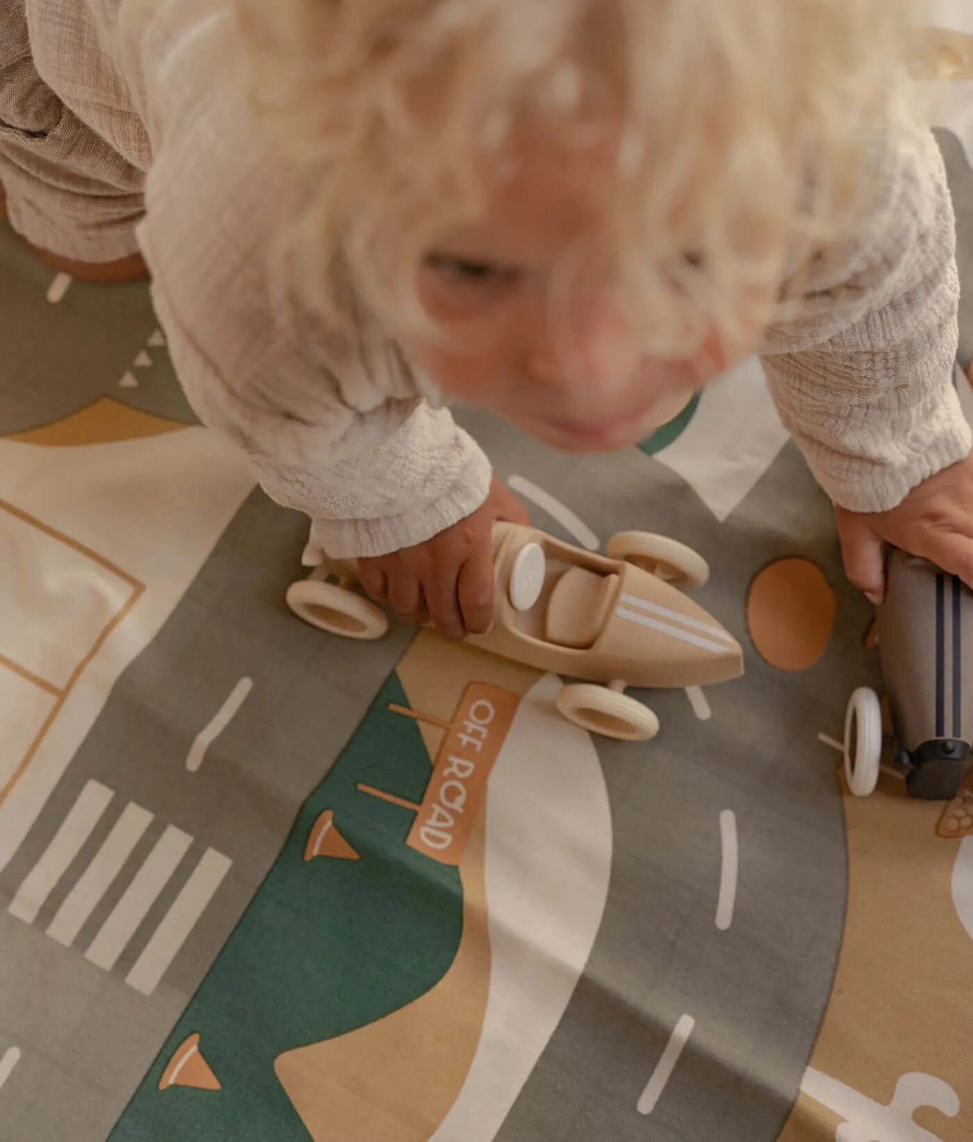 2-in-1 Playmat   Toy Bag | Desert City