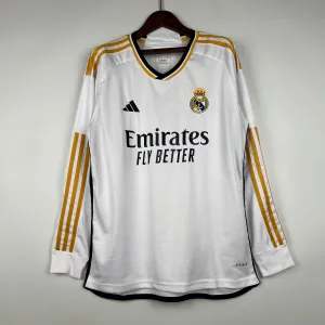 23/24 Long Sleeve REAL MADRID Home S-XXL