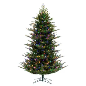 6.5' x 54" North Shore Fraser Fir Artificial Christmas Tree LED Colored Lights