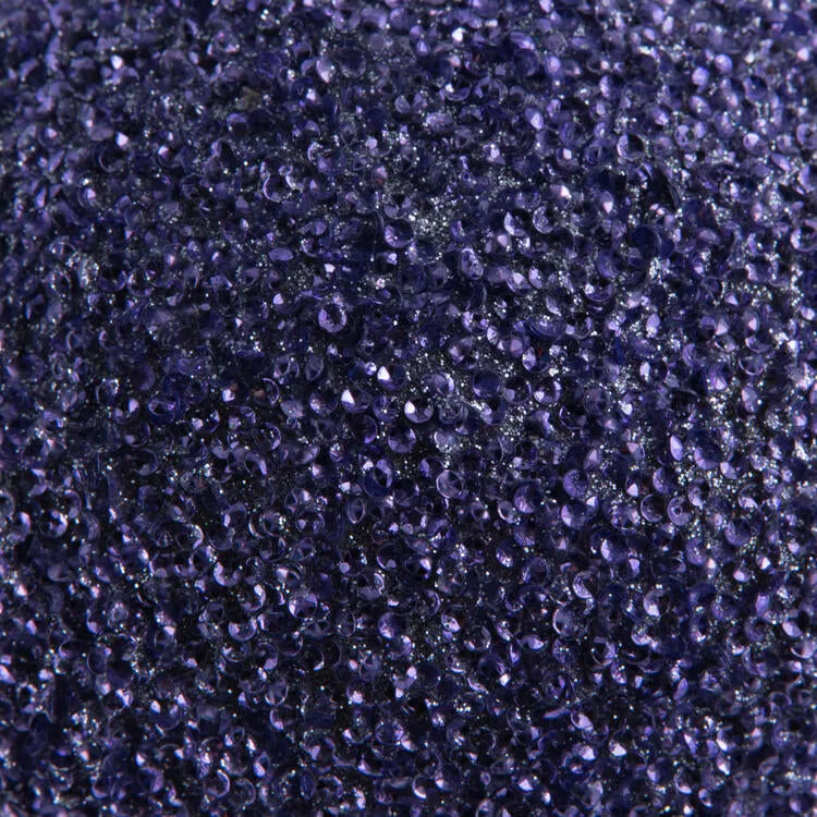 6" Lilac Beaded Ball Ornaments with Drilled Caps 4 Per Bag