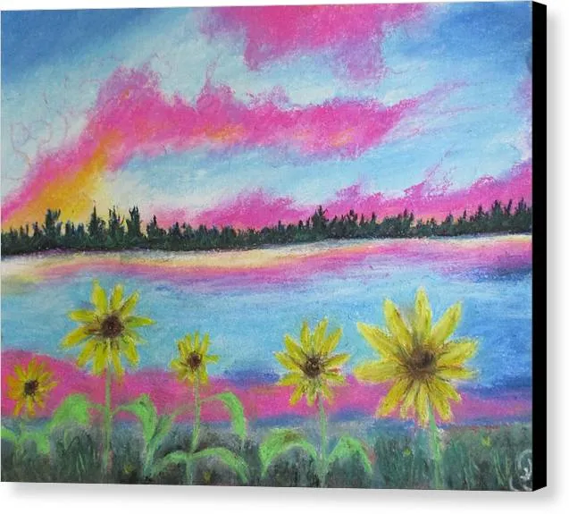 A Flower Fantasy - Canvas Print