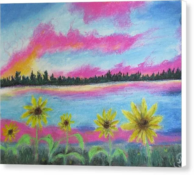 A Flower Fantasy - Canvas Print