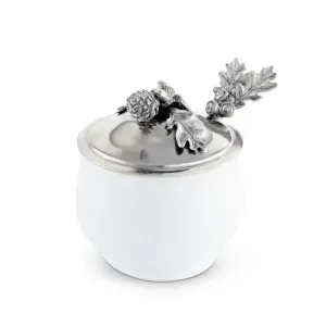 ACORN OAK LEAF SUGAR BOWL