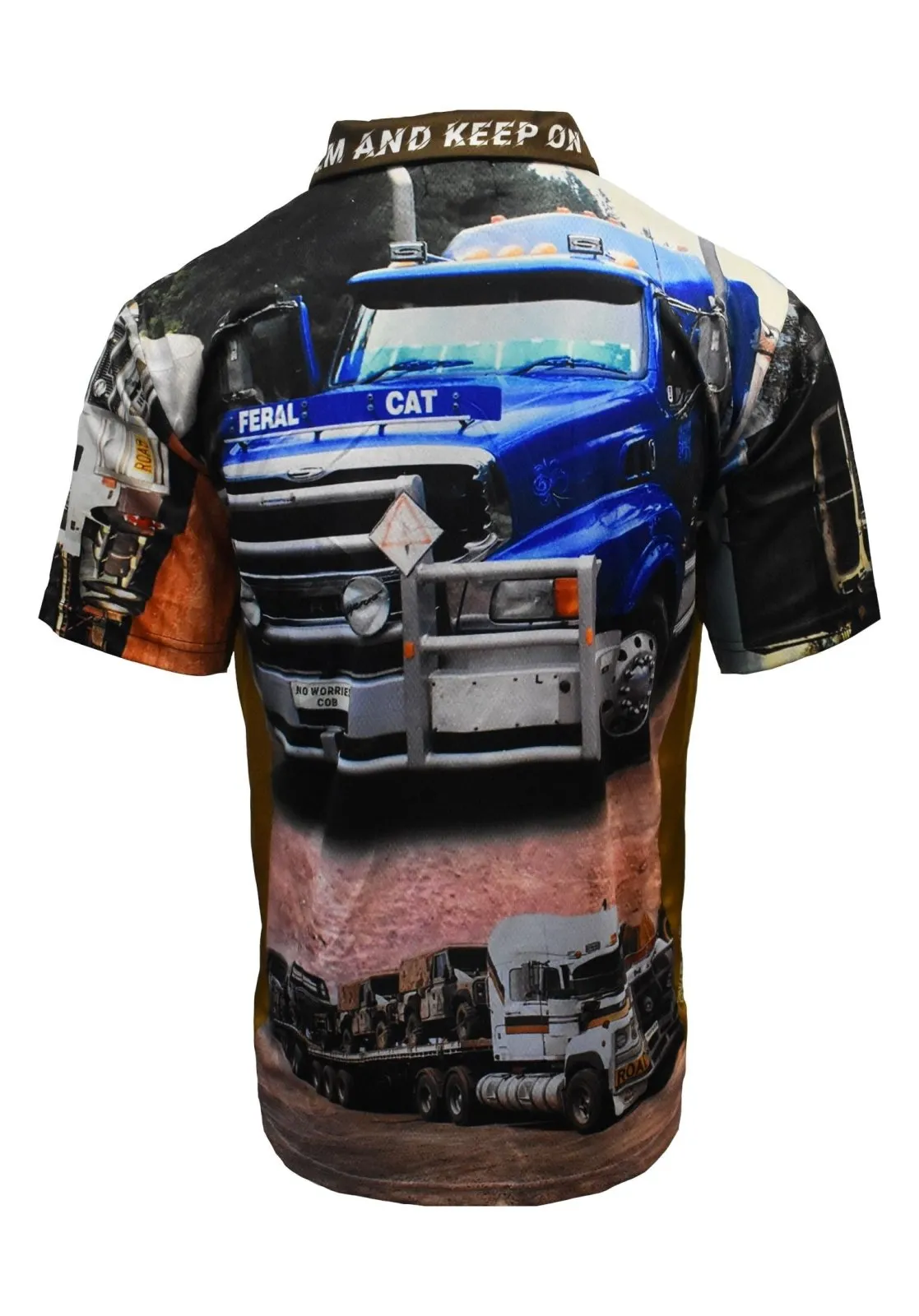Adult Short Sleeve - Trucks Plus Size