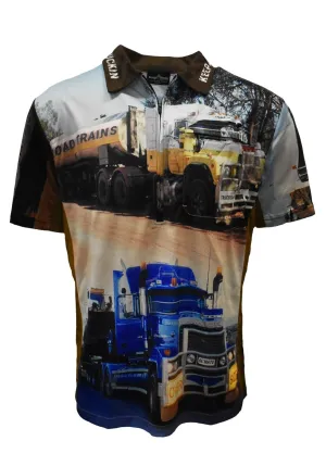 Adult Short Sleeve - Trucks Plus Size