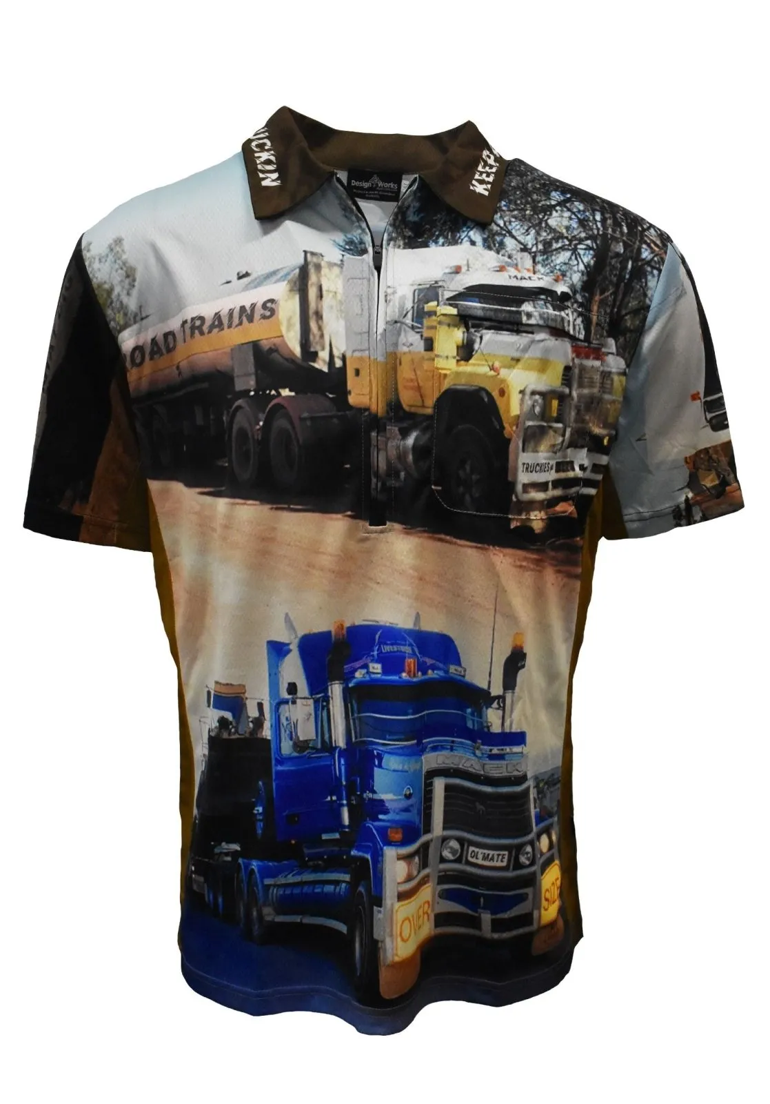 Adult Short Sleeve - Trucks Plus Size