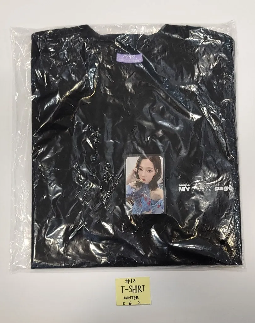 Aespa X EVERLINE : MY First page POP-UP STROE - Official MD [Tincase Photopack, Mini Pouch, String BAG, Ball CAP, T-Shirt] [24.1.12]