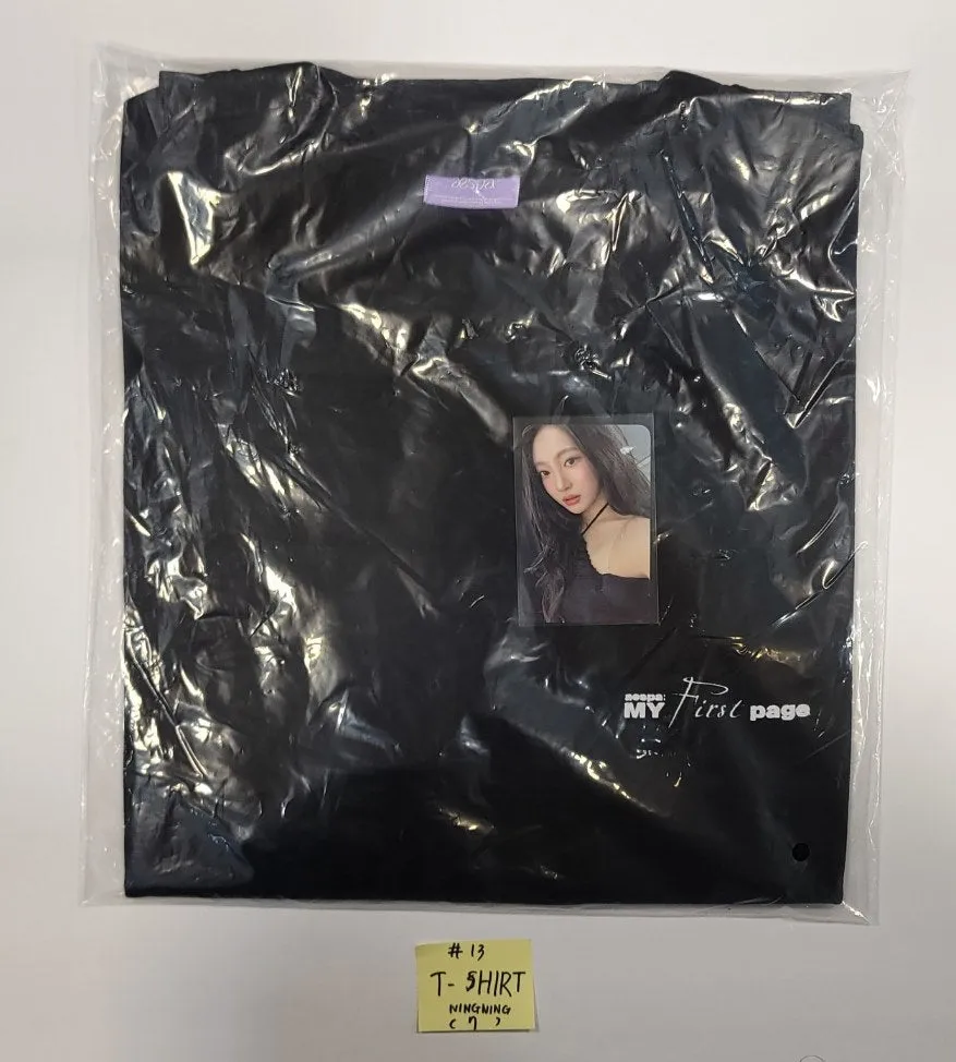 Aespa X EVERLINE : MY First page POP-UP STROE - Official MD [Tincase Photopack, Mini Pouch, String BAG, Ball CAP, T-Shirt] [24.1.12]