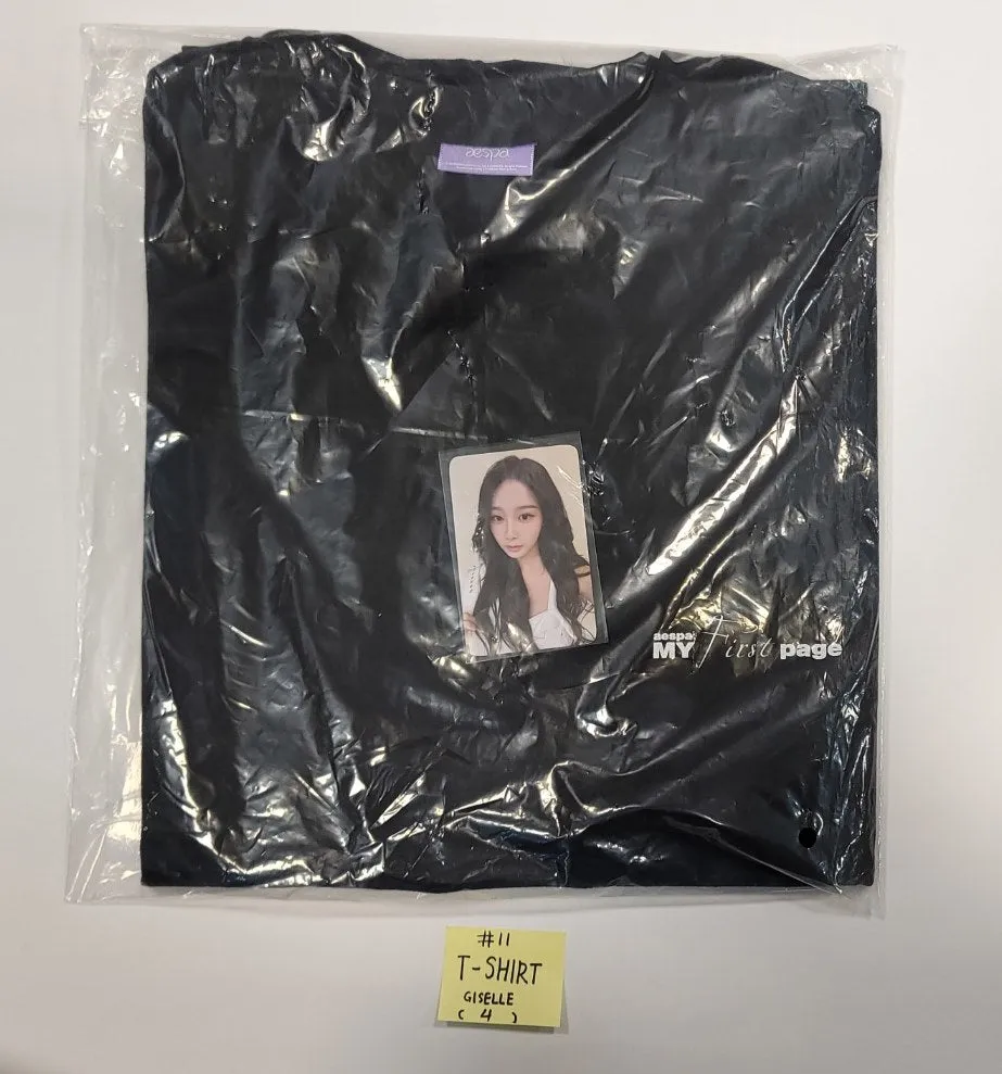 Aespa X EVERLINE : MY First page POP-UP STROE - Official MD [Tincase Photopack, Mini Pouch, String BAG, Ball CAP, T-Shirt] [24.1.12]