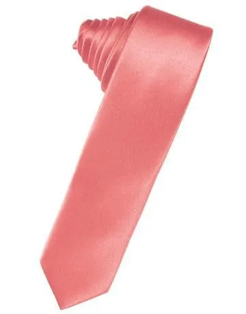 Angel Luxury Satin Skinny Necktie