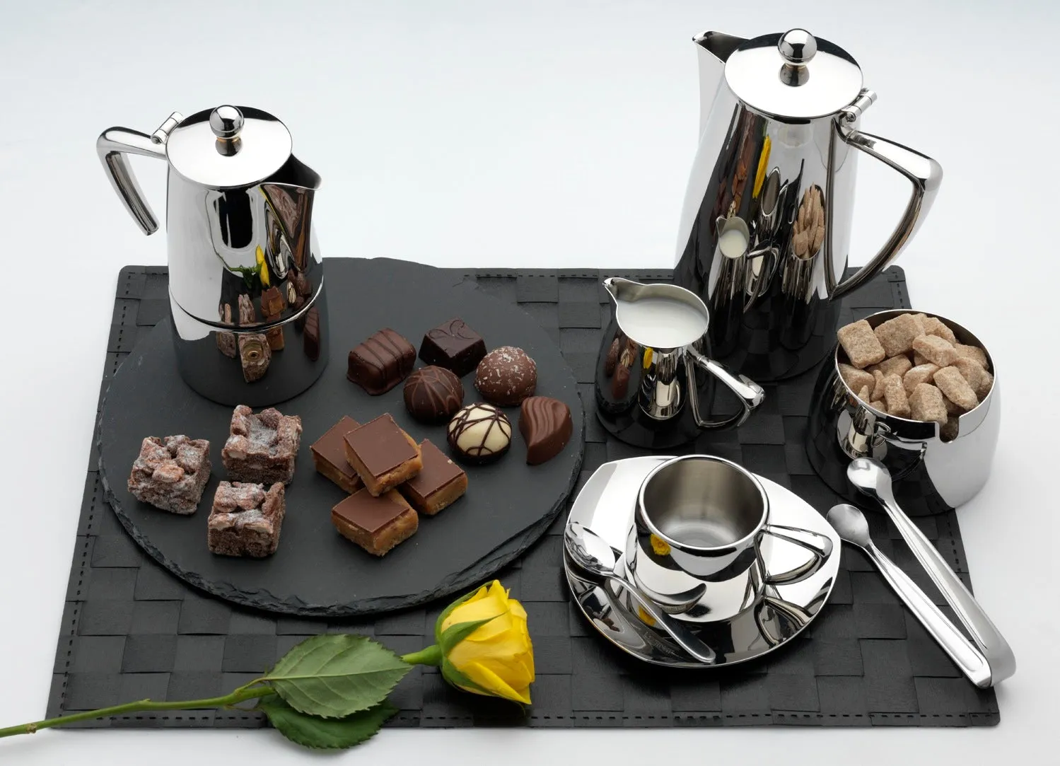 Art Deco 6 Cup Plunger Coffee Cafetiere