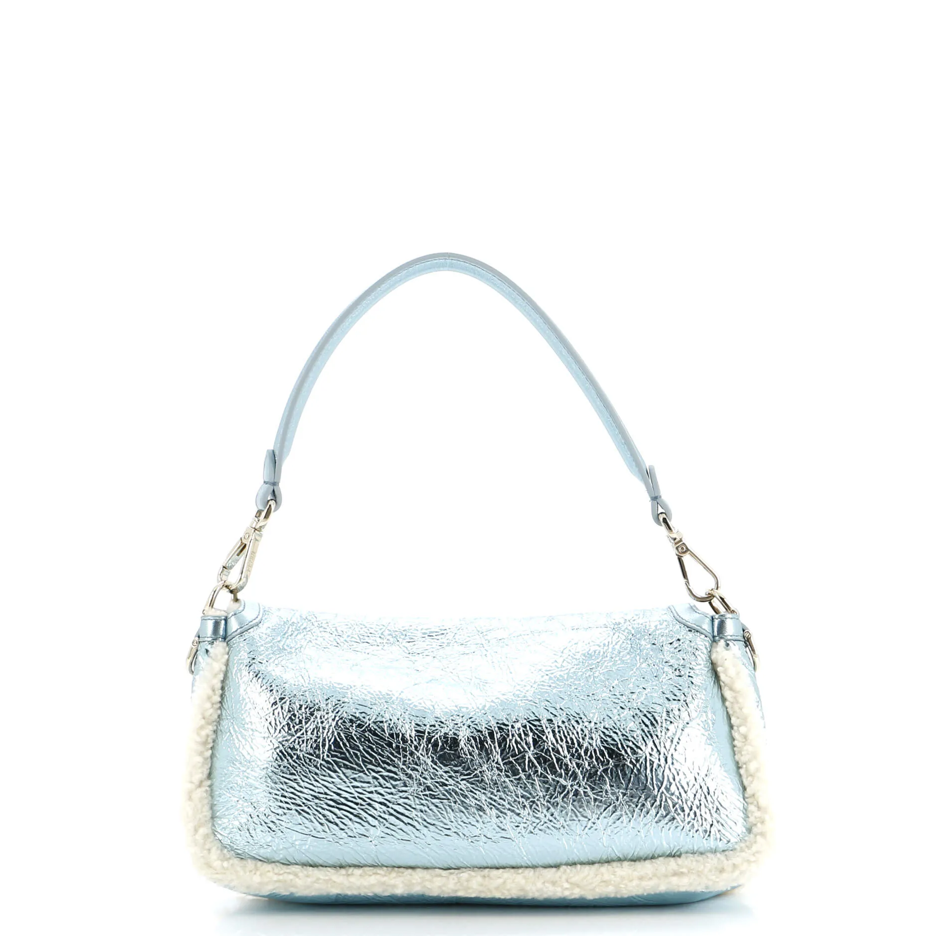 Baguette NM Bag Shearling and Leather Medium