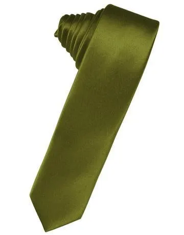 Bamboo Luxury Satin Skinny Necktie