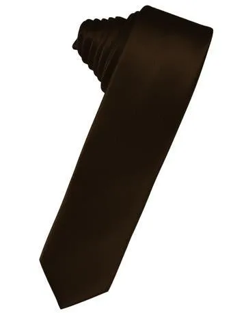 Bamboo Luxury Satin Skinny Necktie
