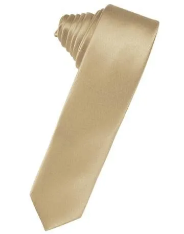 Bamboo Luxury Satin Skinny Necktie