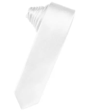 Bamboo Luxury Satin Skinny Necktie