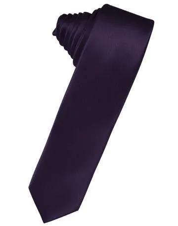 Bamboo Luxury Satin Skinny Necktie