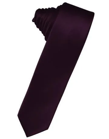 Bamboo Luxury Satin Skinny Necktie