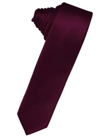 Bamboo Luxury Satin Skinny Necktie