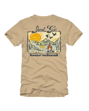 Banded Campfire Short Sleeve Tee