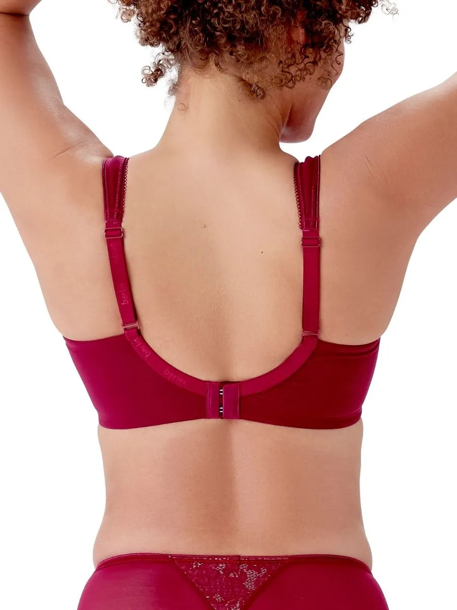 Beauty Everyday Full Support Bra - Burgundy