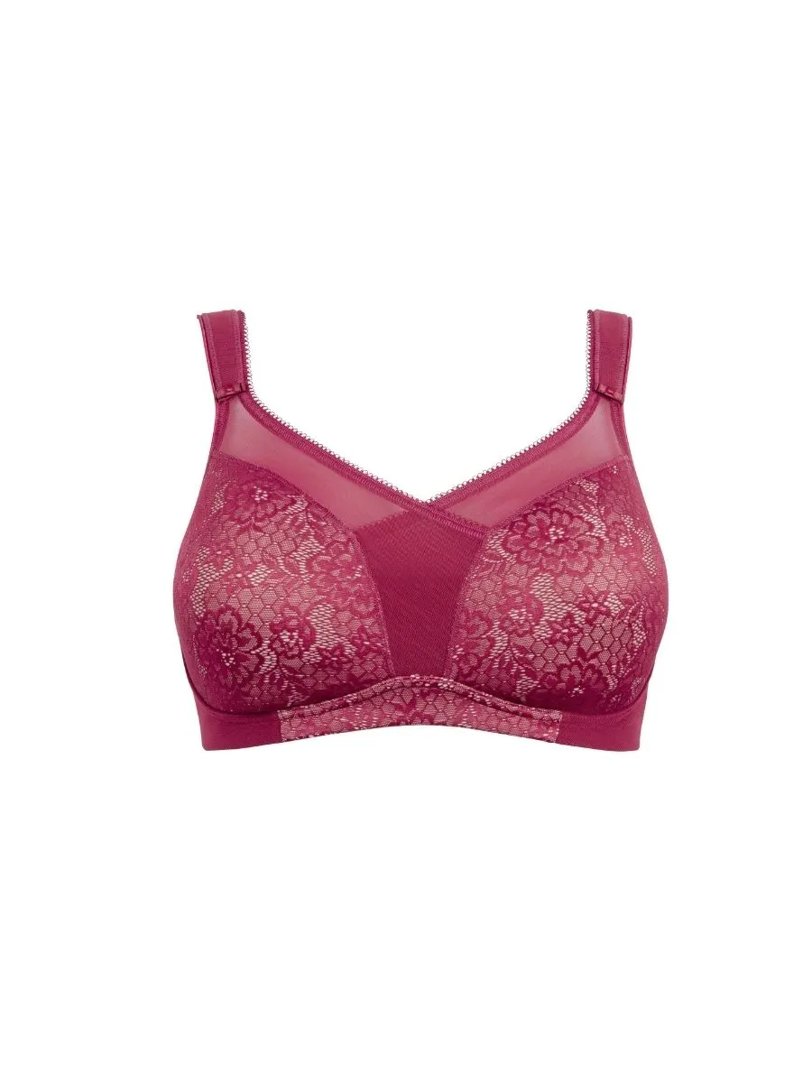 Beauty Everyday Full Support Bra - Burgundy
