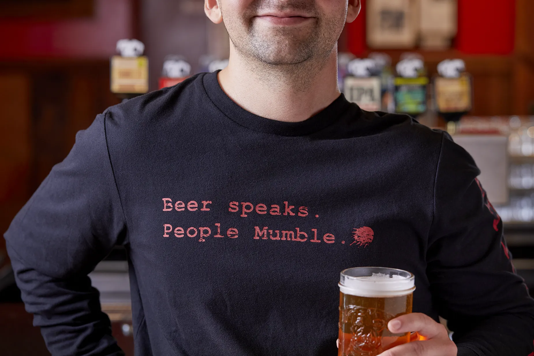 Beer Speaks Long Sleeve