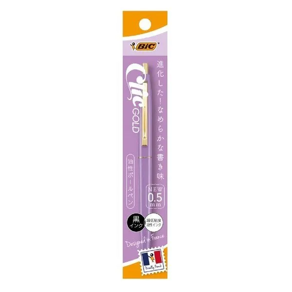 BIC Click Gold Ballpoint Pen