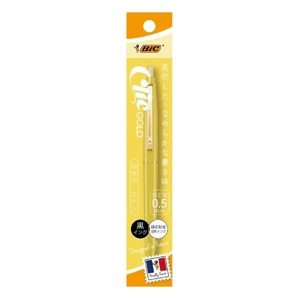 BIC Click Gold Ballpoint Pen