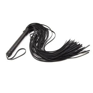 Black Faux Leather Submission Flogger