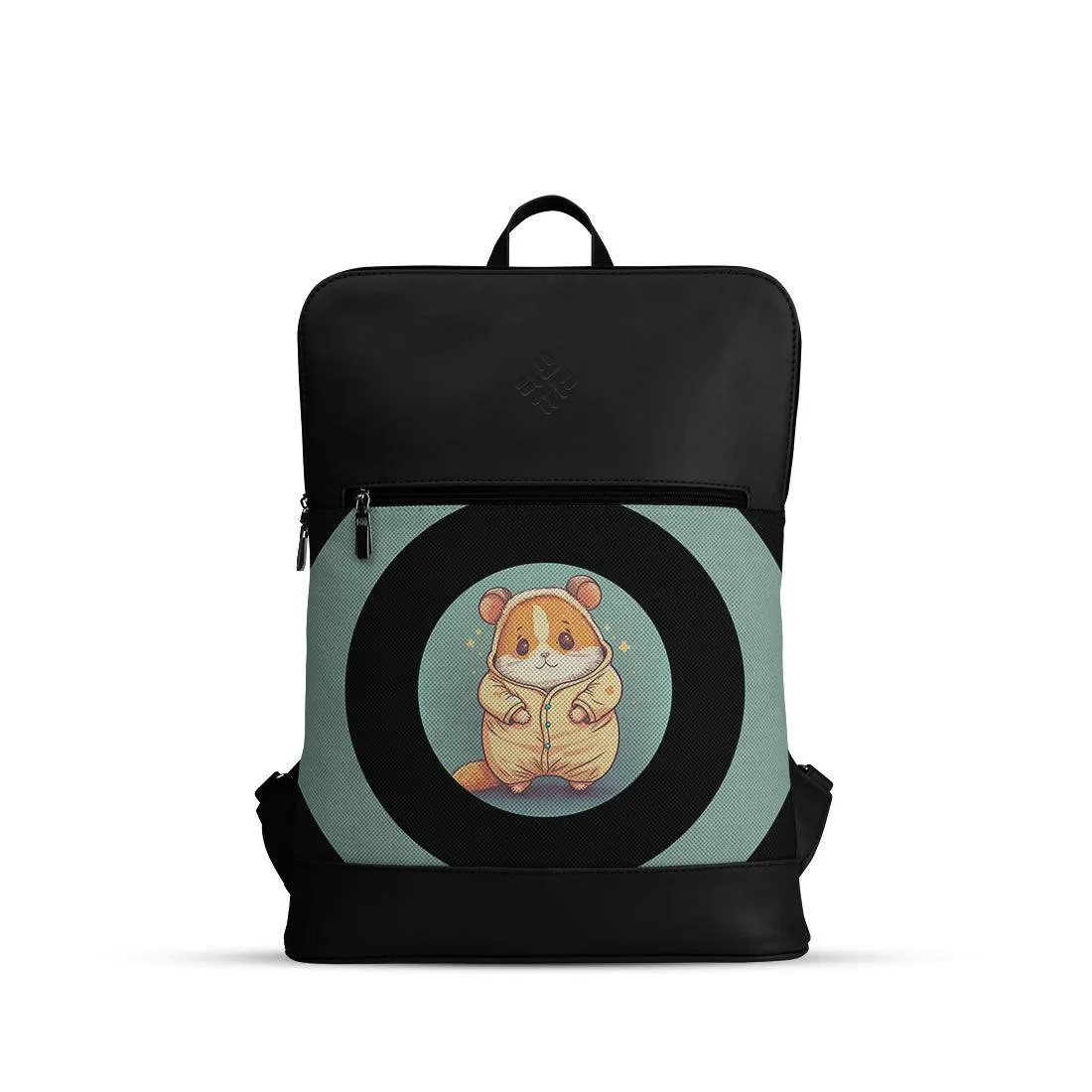 Black Orbit Laptop Backpack Hamster