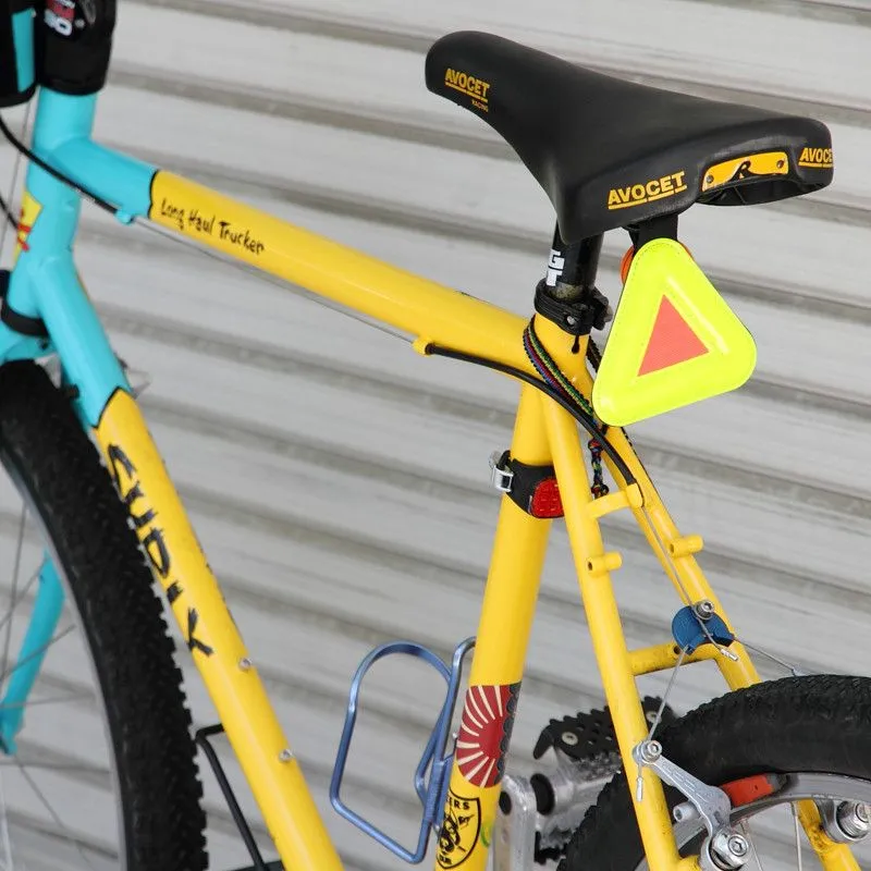 Blue Lug Triangle Bike Reflector