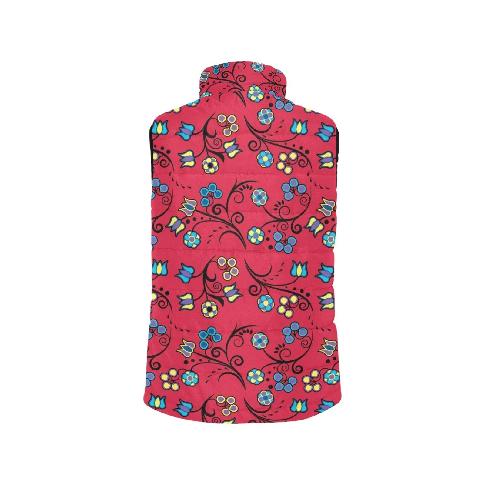 Blue Trio Cardinal Women's Padded Vest Jacket