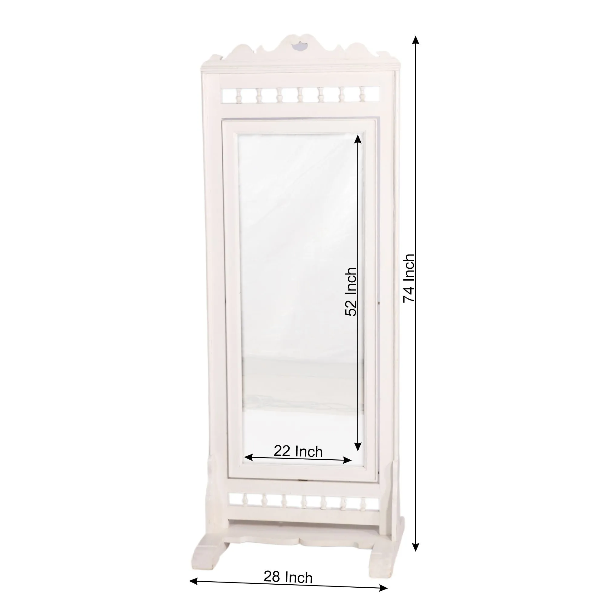 Bohemian Revolving Full-length Mirror