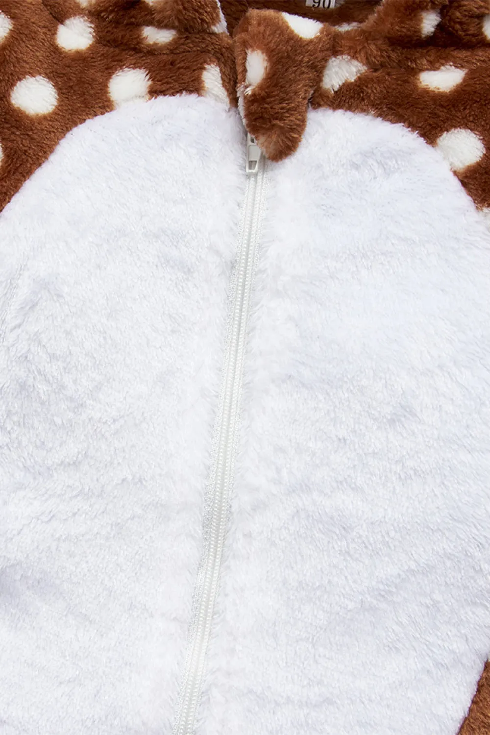 Boys Rudolph Feature Polka Dot Hooded Coat