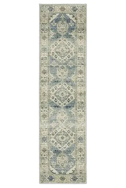Branson BR03A Blue/Beige Rug
