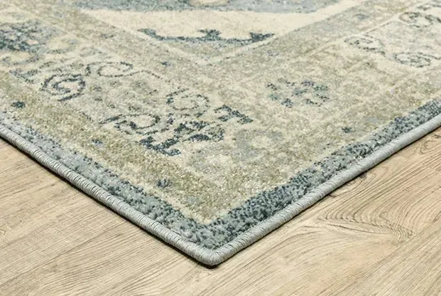 Branson BR03A Blue/Beige Rug