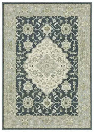 Branson BR05A Blue/Ivory Rug