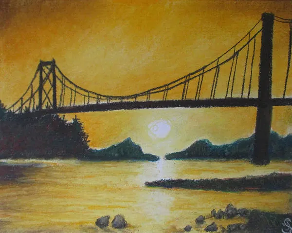 Bridge of Yellow ~ Art Print