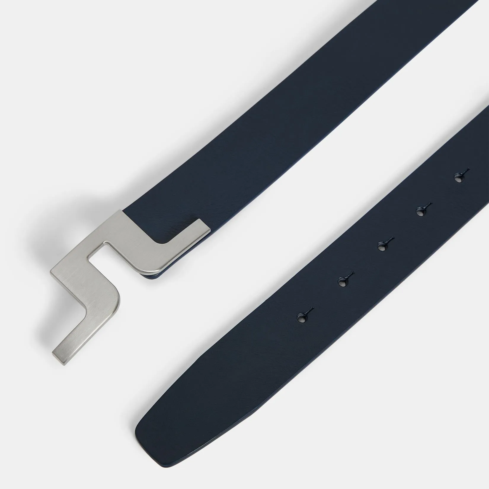 Bridger Leather Belt JL Navy - 2024