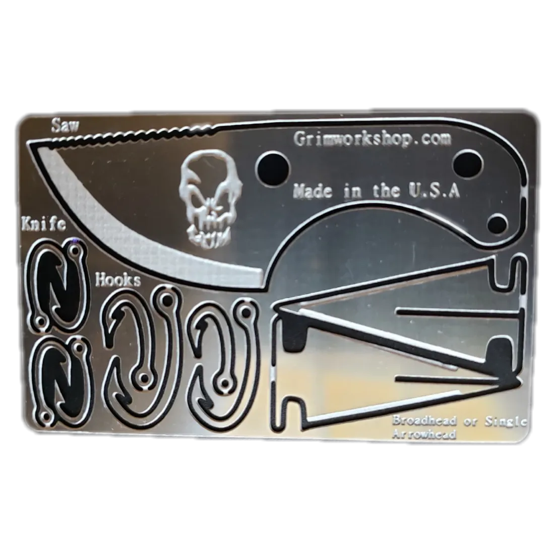 Bushcraft EDC Survival Card: Credit Card SIze Bushcraft Kit