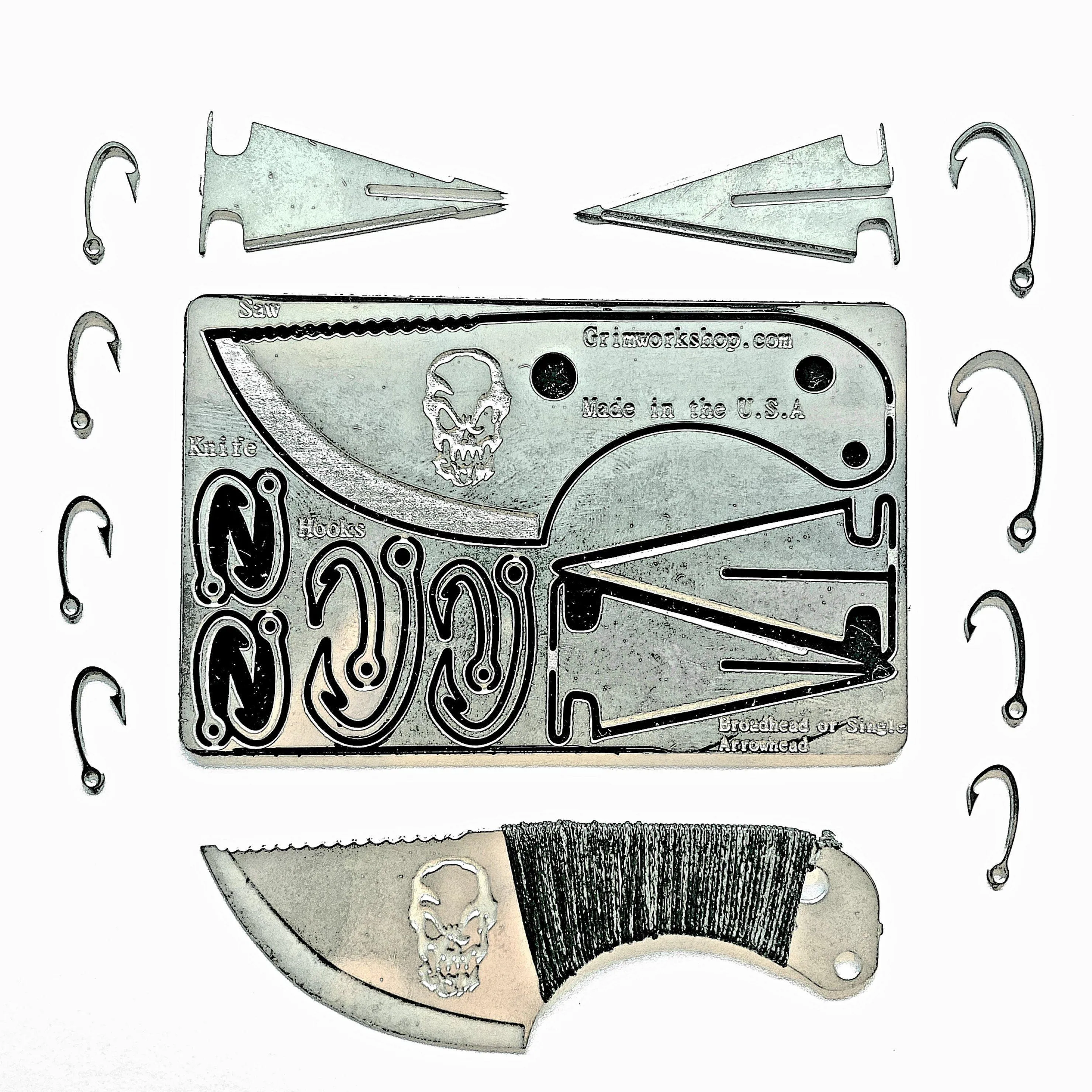 Bushcraft EDC Survival Card: Credit Card SIze Bushcraft Kit