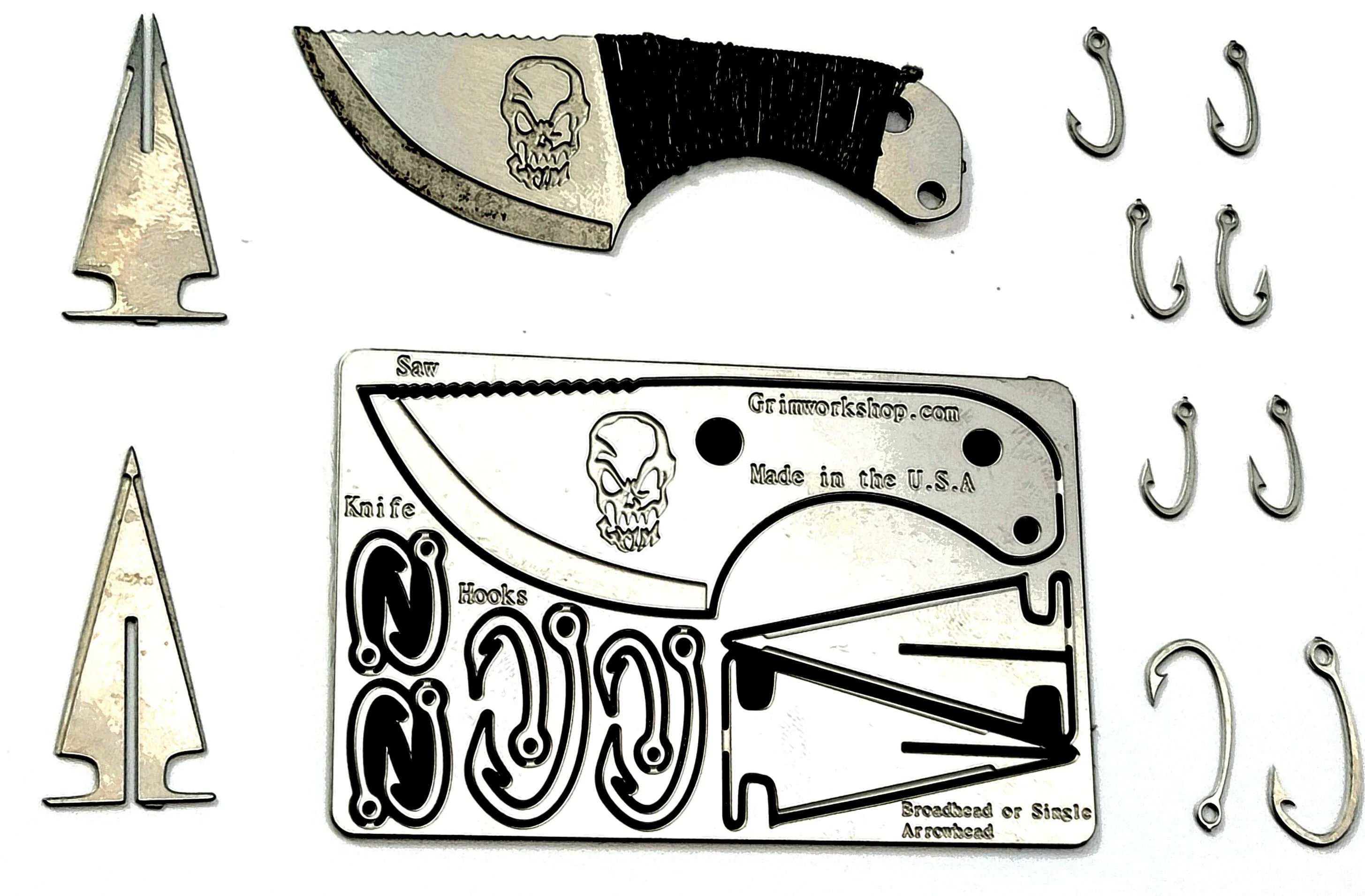 Bushcraft EDC Survival Card: Credit Card SIze Bushcraft Kit