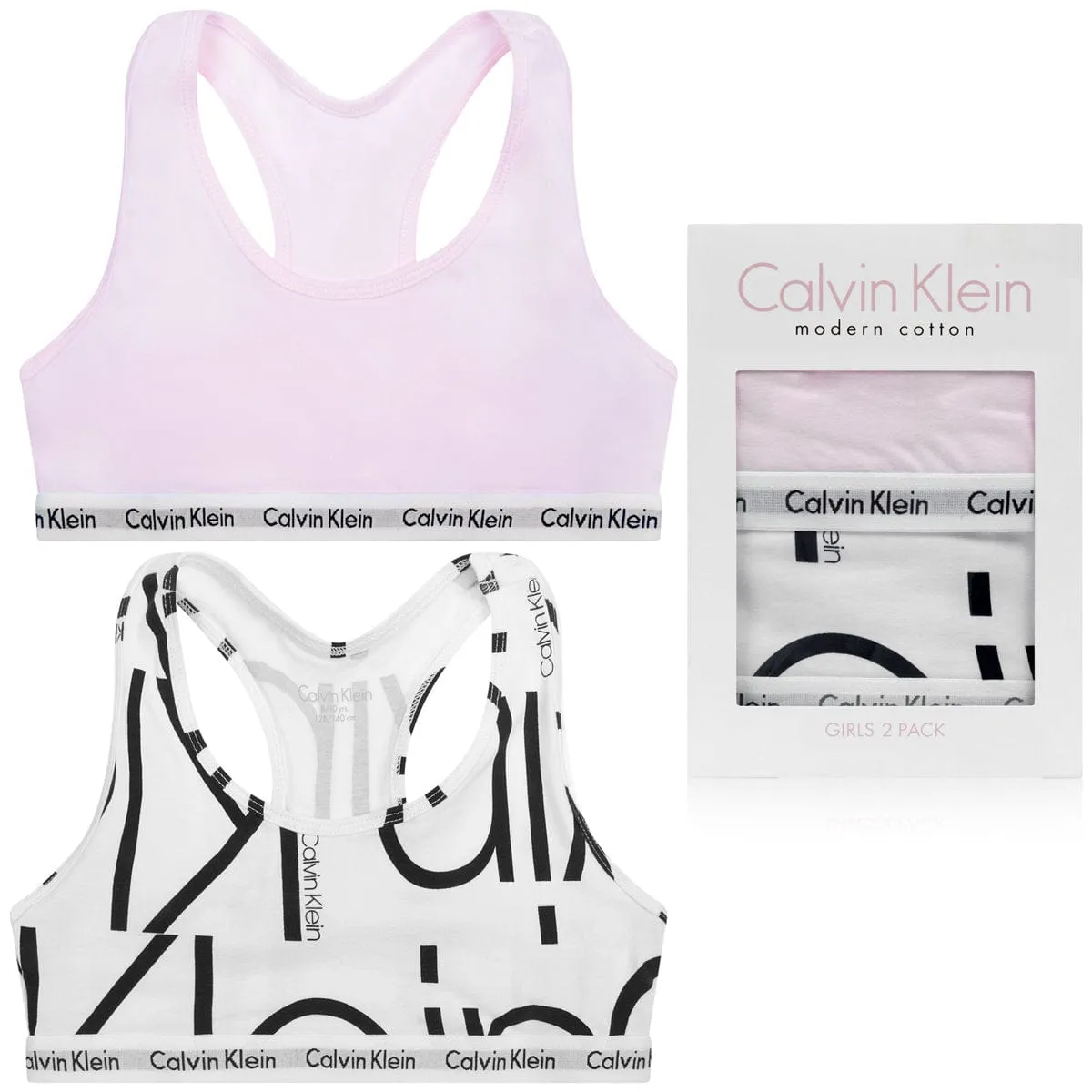 Calvin Klein Girls Bralette Set (2 Pack)