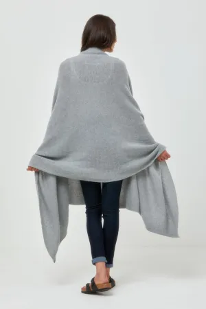 Cashmere Throw in Light Grey